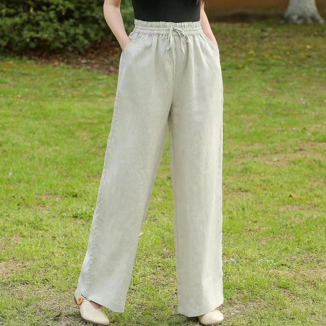 Women s Retro Embroidered Cotton Wide-Leg Pants Suit with Slimming Loose Summer Top M (90-115 lbs)
Women s Retro Embroidered Cotton Wide-Leg Pants Suit with Slimming Loose Summer Top M (90-115 lbs)