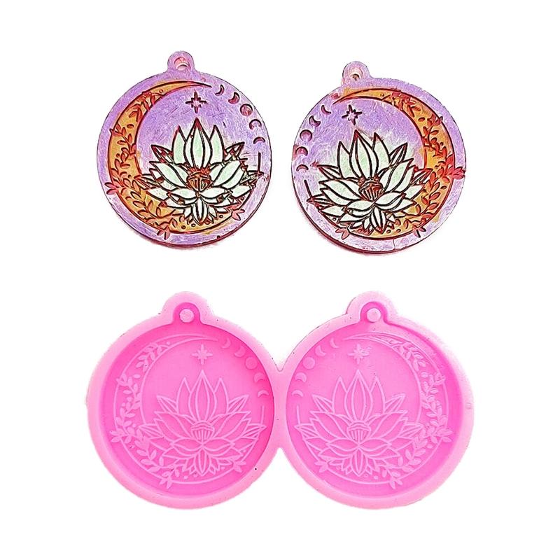 Flower Star City Sunrises Earring Silicone Mold Suitable for Epoxy Resin Crafts Ornament Pendant Keychain Jewelry Making 1
Flower Star City Sunrises Earring Silicone Mold Suitable for Epoxy Resin Crafts Ornament Pendant Keychain Jewelry Making 1