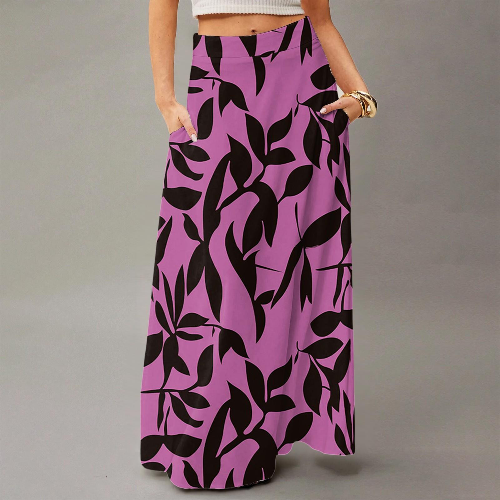 Женское струящееся платье макси, обычная повседневная летняя юбка в стиле бохо L фиолетовый
Женское струящееся платье макси, обычная повседневная летняя юбка в стиле бохо L фиолетовый