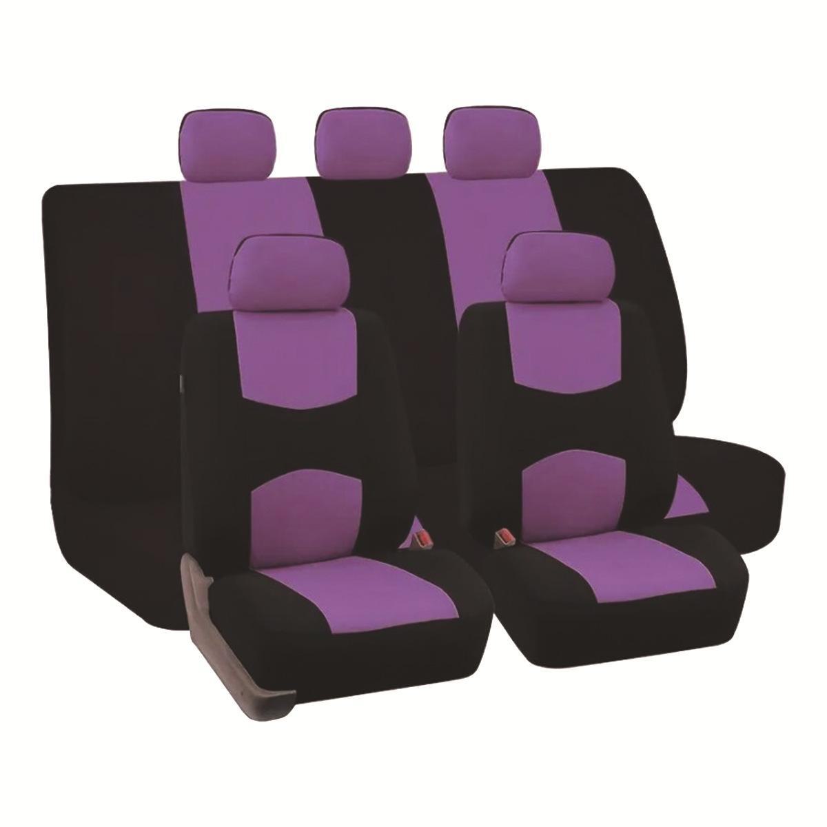 Комплект чехлов для сидений автомобиля All Seasons Universal на 5 сидений - 9 шт. 2-piece set single seat серый/чёрный
Комплект чехлов для сидений автомобиля All Seasons Universal на 5 сидений - 9 шт. 2-piece set single seat серый/чёрный