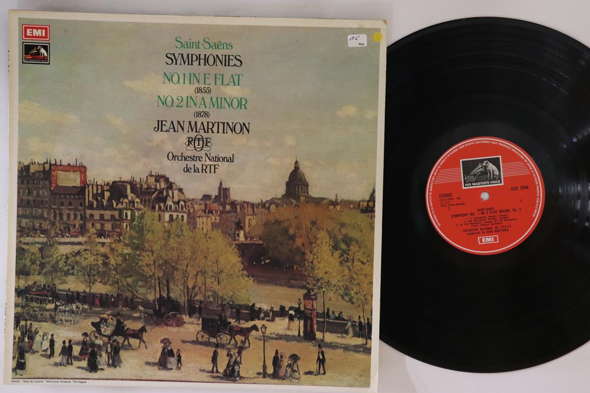 LP Record JEAN MARTINON ORCHESTRE NATIONAL D Saintsaens Symphonies No. 1 In E ASD2946 HIS MASTERS V 1973 UK Classical Used
LP Record JEAN MARTINON ORCHESTRE NATIONAL D Saintsaens Symphonies No. 1 In E ASD2946 HIS MASTERS V 1973 UK Classical Used