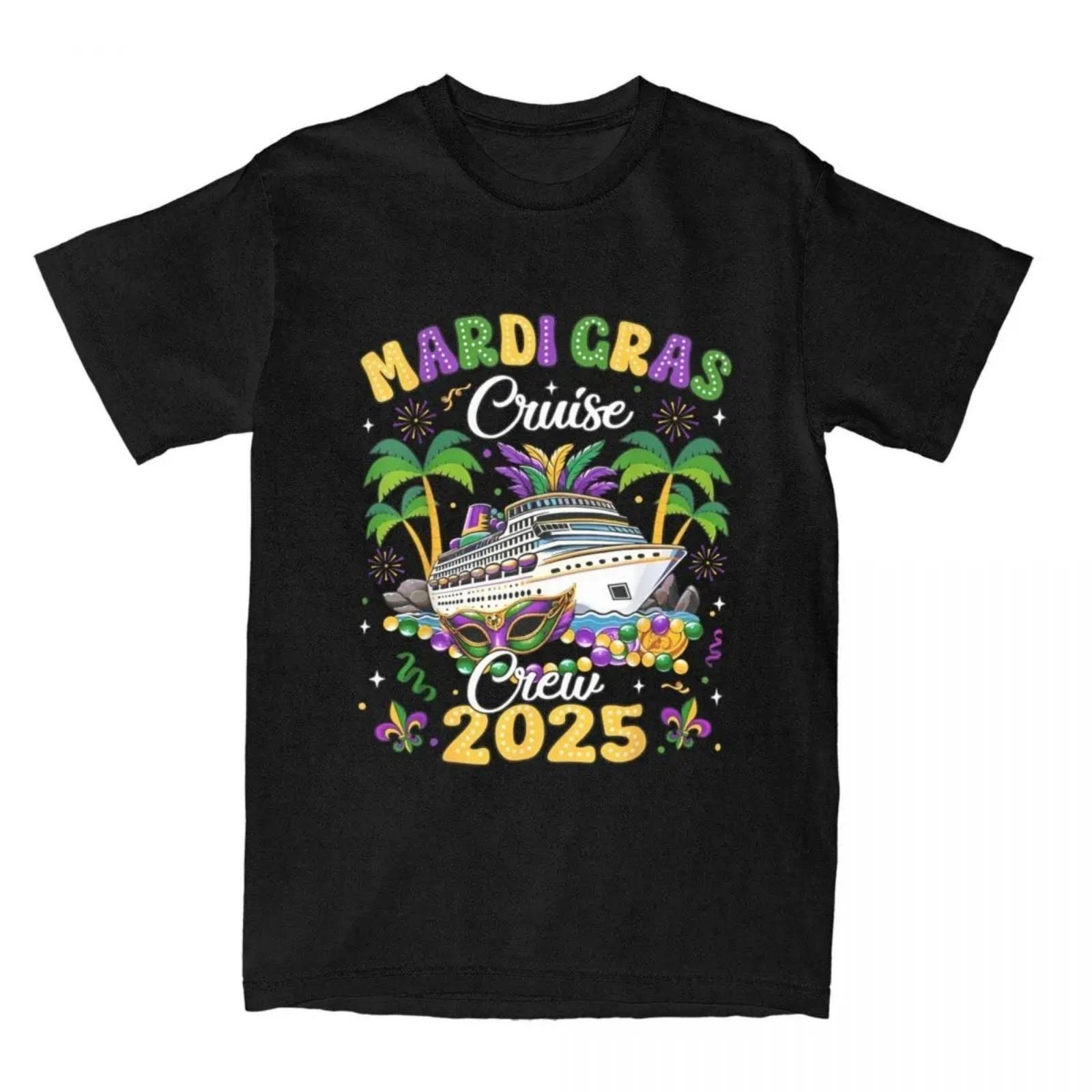 Mardi Gras Cruise Crew 2025 Trip New Orleans Family Matching T Shirts Short Sleeve Tshirt Cotton O Neck Oversized 3XL Clothes XXXXXL чорний
Mardi Gras Cruise Crew 2025 Trip New Orleans Family Matching T Shirts Short Sleeve Tshirt Cotton O Neck Oversized 3XL Clothes XXXXXL чорний
