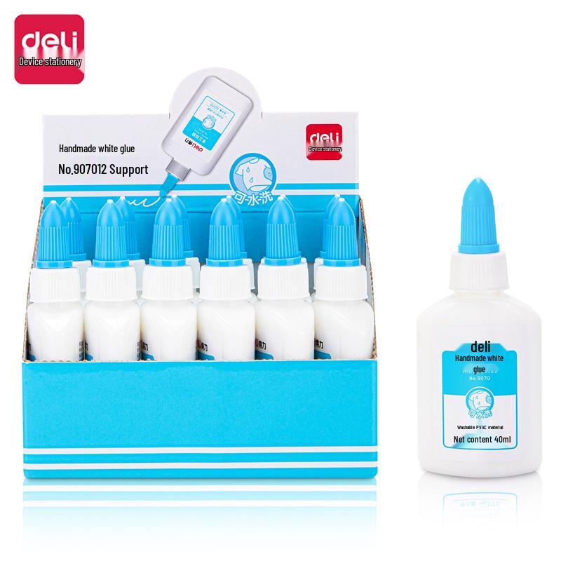Deli Stationery Handmade Washable White Glue for Children s DIY (9070/9071/9072)
Deli Stationery Handmade Washable White Glue for Children s DIY (9070/9071/9072)