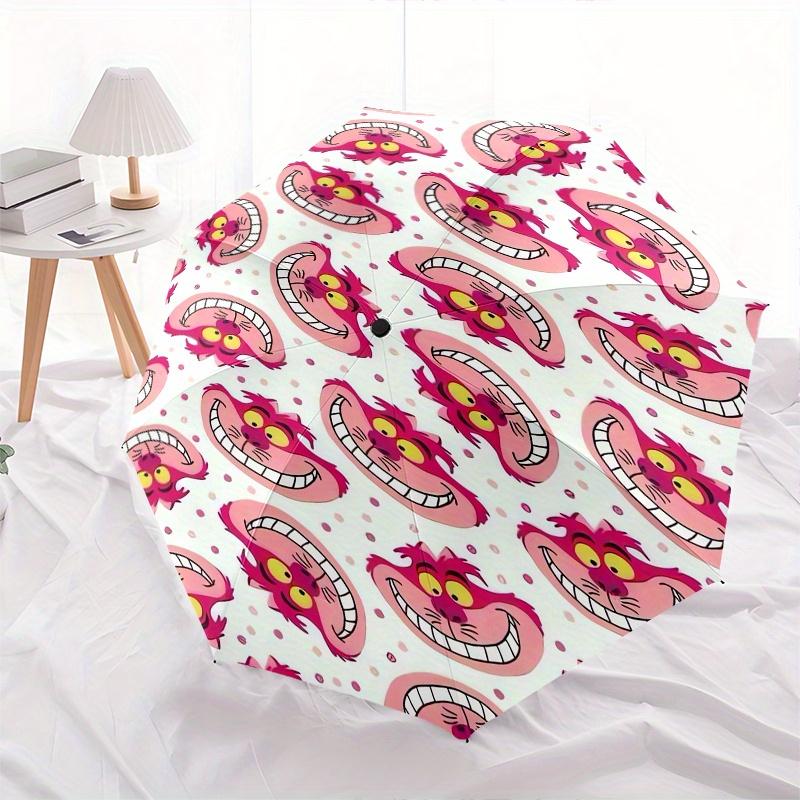 Cheshire Cat,Alice in Wonderland,Fantasy Fashion Umbrella, Automatic Opening and Closing Cartoon Design, Iron Ribs and Handle, 8 Ribs, Suita
Cheshire Cat,Alice in Wonderland,Fantasy Fashion Umbrella, Automatic Opening and Closing Cartoon Design, Iron Ribs and Handle, 8 Ribs, Suita