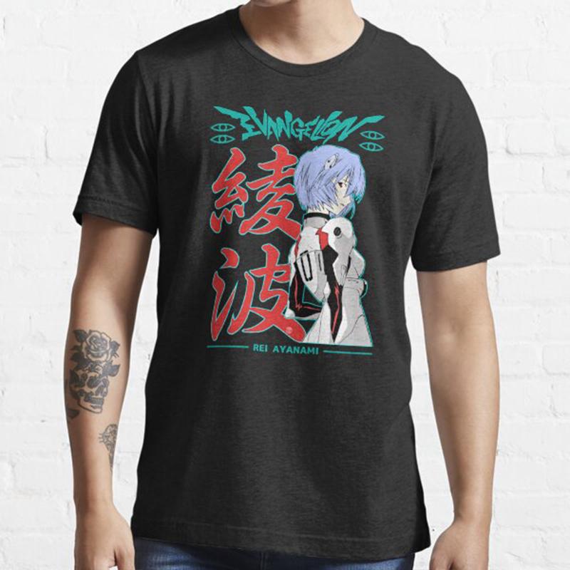 Летняя мужская мода повседневные рубашки с короткими рукавами Rei Ayanami Evangelion черные футболки большие футболки S синий
Летняя мужская мода повседневные рубашки с короткими рукавами Rei Ayanami Evangelion черные футболки большие футболки S синий