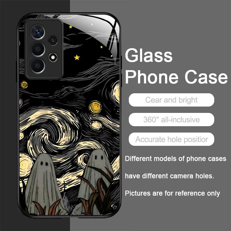 Funny Ghost Abstract Art Pattern Tempered Glass Phone Case for Samsung Galaxy S25 Ultra S24 S23 Plus S22 S21 S20 FE A56 5G Cover Galaxy S23+
Funny Ghost Abstract Art Pattern Tempered Glass Phone Case for Samsung Galaxy S25 Ultra S24 S23 Plus S22 S21 S20 FE A56 5G Cover Galaxy S23+