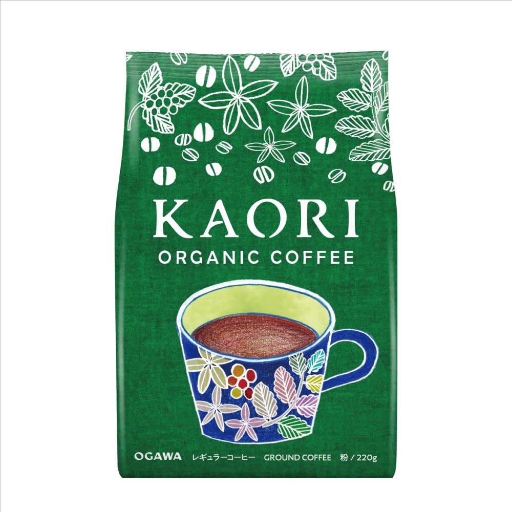 Ogawa Coffee Kaori Organic Coffee 220g x 2 packs Powder,
Ogawa Coffee Kaori Organic Coffee 220g x 2 packs Powder,