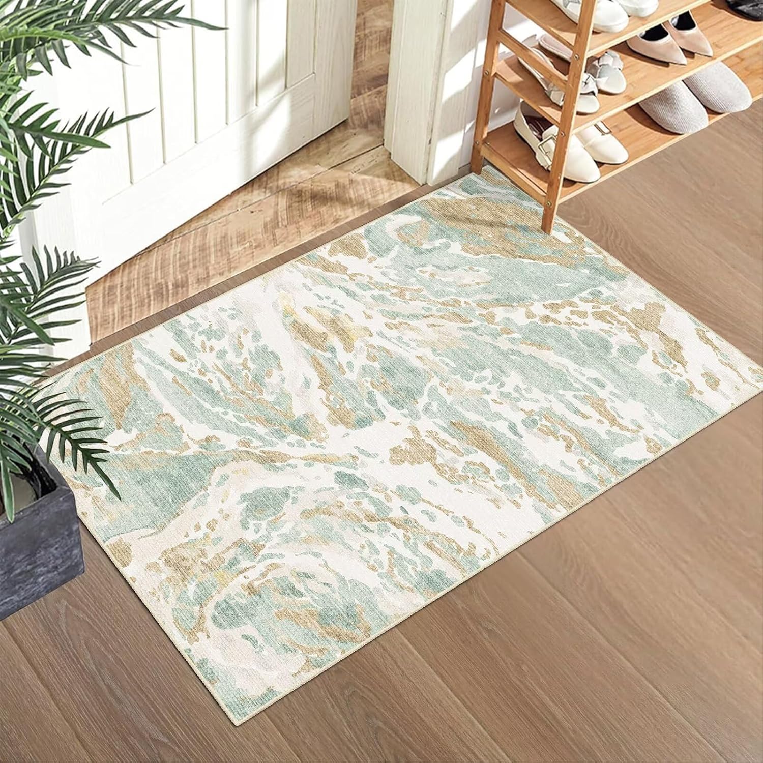 Abstract Geometric Rug Mottled Antique Textured Carpet Retro Style Living Room Kitchen Entrance Shoe Changing Non Slip Foot Mat 40X60CM
Abstract Geometric Rug Mottled Antique Textured Carpet Retro Style Living Room Kitchen Entrance Shoe Changing Non Slip Foot Mat 40X60CM