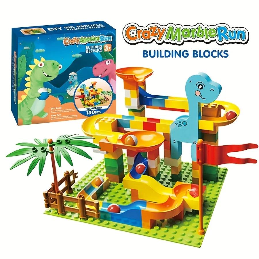 Dinosaur Park,Early Education Blocks Maze Set Children S Birthday/Festival Present Marble Run Construction Blocks Micro Block Plaything
Dinosaur Park,Early Education Blocks Maze Set Children S Birthday/Festival Present Marble Run Construction Blocks Micro Block Plaything