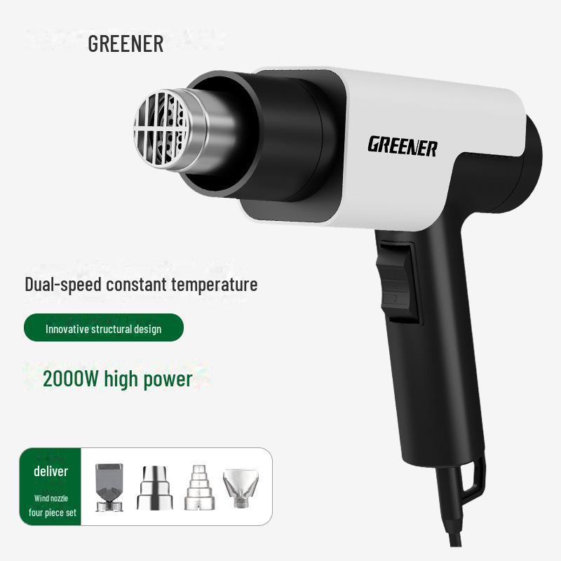 Мощный промышленный термофен Green Forest для герметизации пленок, отделки швов и сварки пластика
Мощный промышленный термофен Green Forest для герметизации пленок, отделки швов и сварки пластика