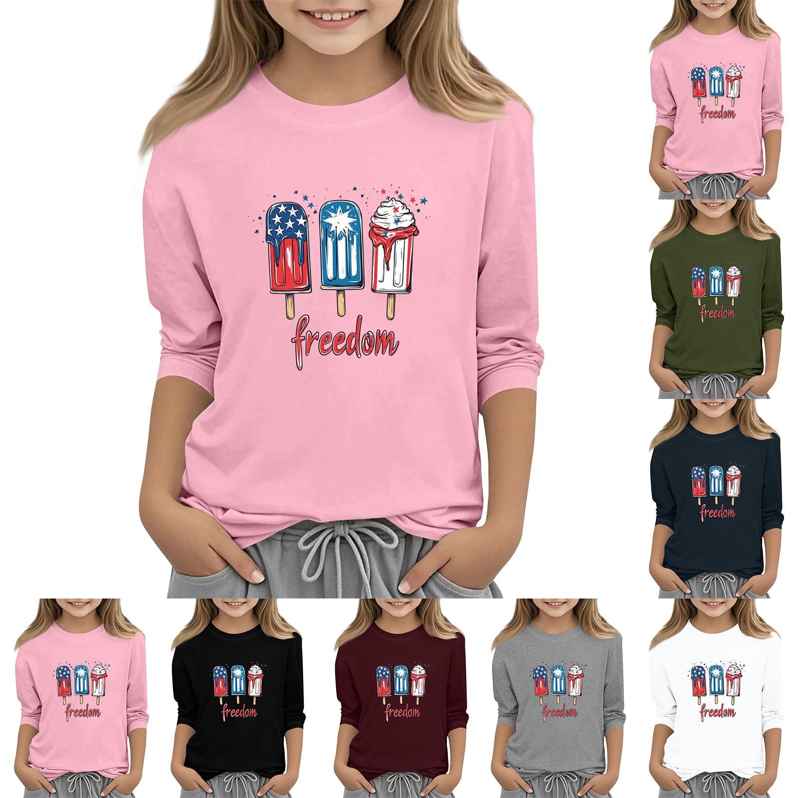 Children s Round-Neck Independence Day Three-Quarter Sleeve Casual T-shirt Top 120 білий
Children s Round-Neck Independence Day Three-Quarter Sleeve Casual T-shirt Top 120 білий