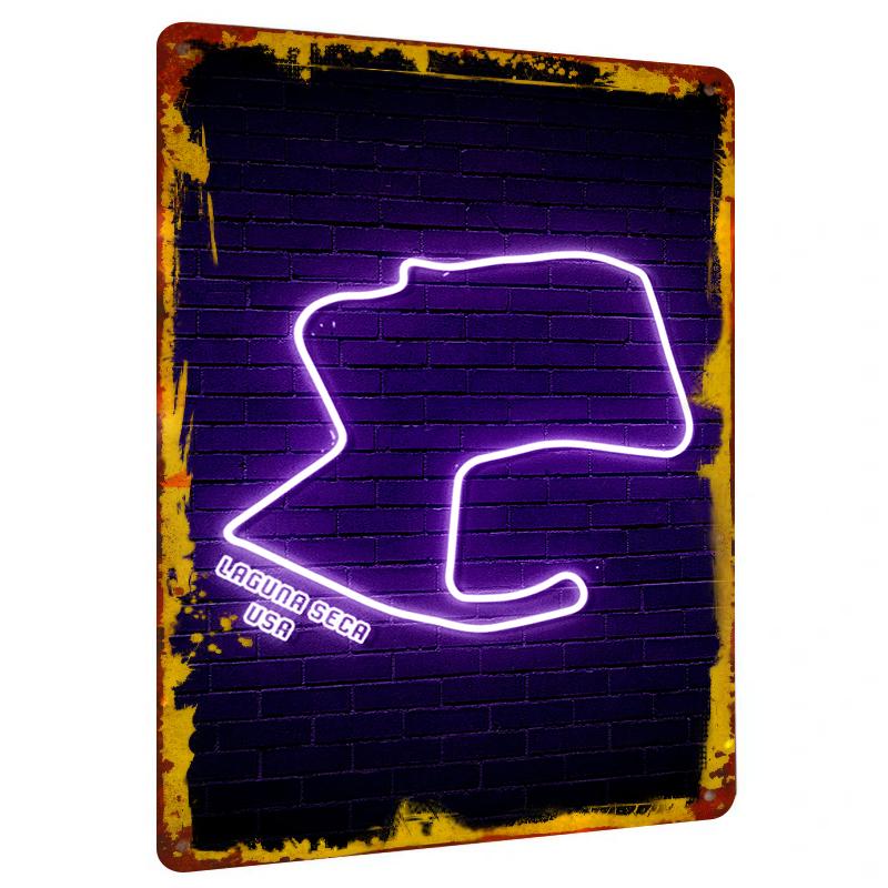 Laguna Seca Race Track Neon Style Metal Wall Art Decorative Iron Painting for Home Garage 20x30cm(7.8x11.8inch)
Laguna Seca Race Track Neon Style Metal Wall Art Decorative Iron Painting for Home Garage 20x30cm(7.8x11.8inch)