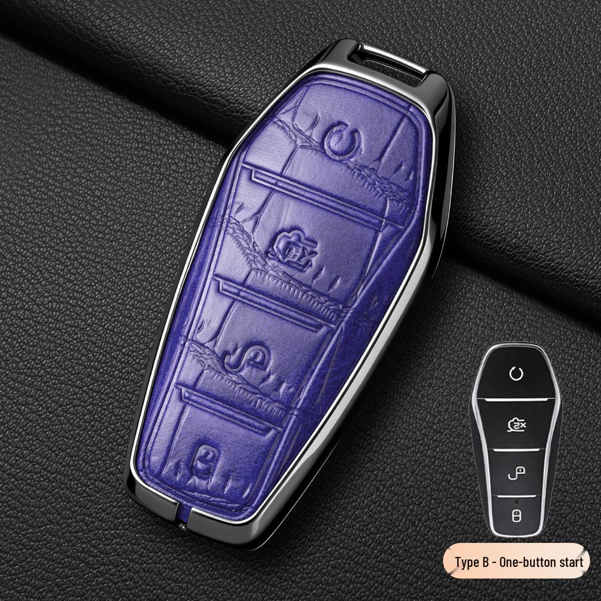 BYD Key Case - Compatible with Han, Dolphin, Seagull, Song Plus DMI, Men Yuan Plus, Song Pro, Qin Plus (Crocodile Pattern)
BYD Key Case - Compatible with Han, Dolphin, Seagull, Song Plus DMI, Men Yuan Plus, Song Pro, Qin Plus (Crocodile Pattern)