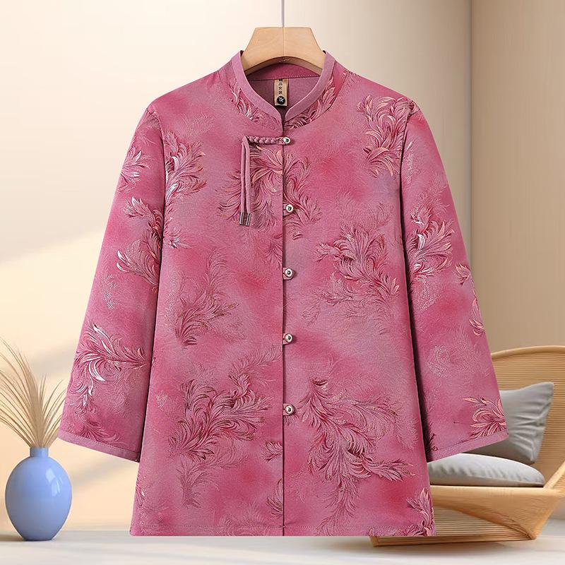 **Autumn Lapel Long-Sleeve Shirt for Middle-Aged and Elderly Women** XL (80-100 jin) рожевий
**Autumn Lapel Long-Sleeve Shirt for Middle-Aged and Elderly Women** XL (80-100 jin) рожевий