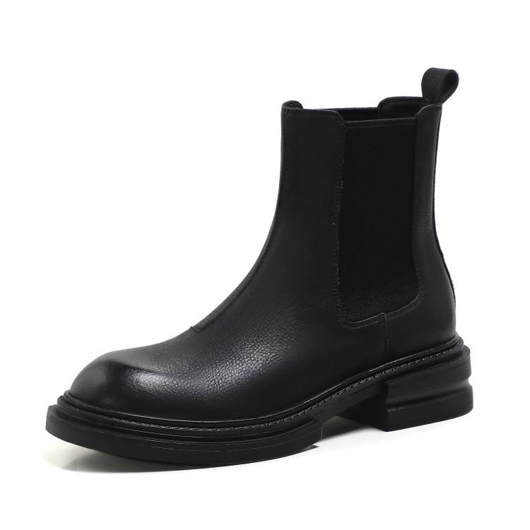 Fashion HOT SALE Winter Boots Women Split Leather Boots Round Toe Thick Heel Shoes Women Plaform Boots Chelsea Boots Black Ankle Boots 34
Fashion HOT SALE Winter Boots Women Split Leather Boots Round Toe Thick Heel Shoes Women Plaform Boots Chelsea Boots Black Ankle Boots 34