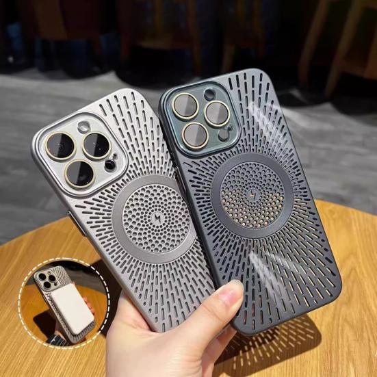 Летний охлаждающий чехол для iPhone 14/15 Pro/Pro Max с магнитным кольцом, пленка для объектива камеры, быстро рассеивающая тепло, защитный чехол для мобильного телефона iPhone14ProMax фиолетовый
Летний охлаждающий чехол для iPhone 14/15 Pro/Pro Max с магнитным кольцом, пленка для объектива камеры, быстро рассеивающая тепло, защитный чехол для мобильного телефона iPhone14ProMax фиолетовый