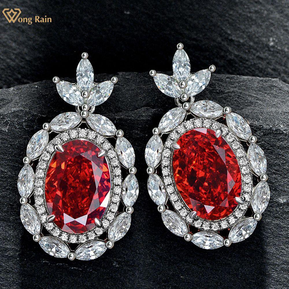 Wong Rain Bohemia, 100% стерлинговое серебро 925 пробы, овальная форма, 9*13 мм, AAAAA, цирконы, драгоценный камень, роскошные серьги-гвоздики, вечерние ювелирные украшения красный
Wong Rain Bohemia, 100% стерлинговое серебро 925 пробы, овальная форма, 9*13 мм, AAAAA, цирконы, драгоценный камень, роскошные серьги-гвоздики, вечерние ювелирные украшения красный