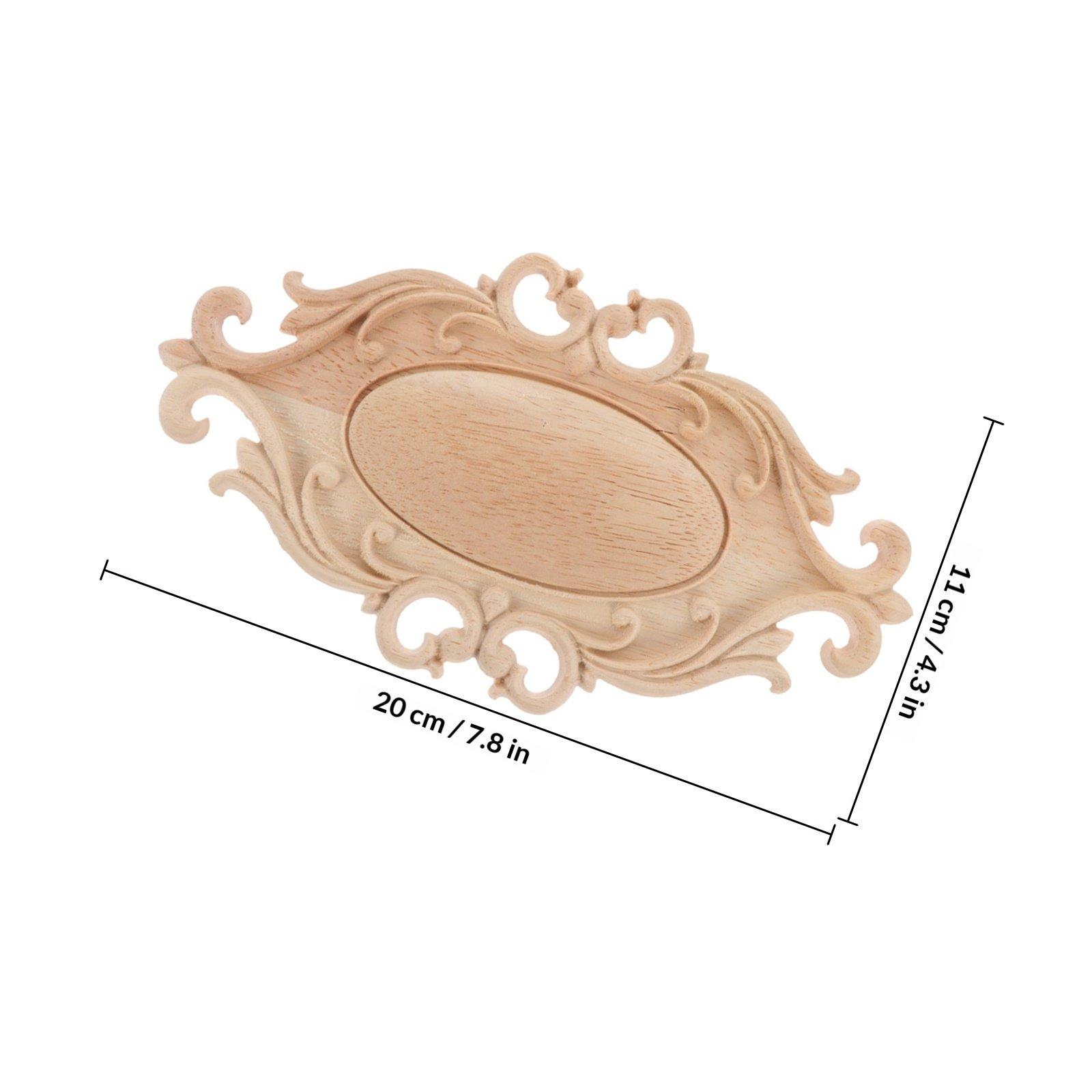 2Pcs Wood Carved Applique Natural Decorative Furniture Onlay DIY Door Cabinet Home Decor Accent Wood Carved Onlay
2Pcs Wood Carved Applique Natural Decorative Furniture Onlay DIY Door Cabinet Home Decor Accent Wood Carved Onlay