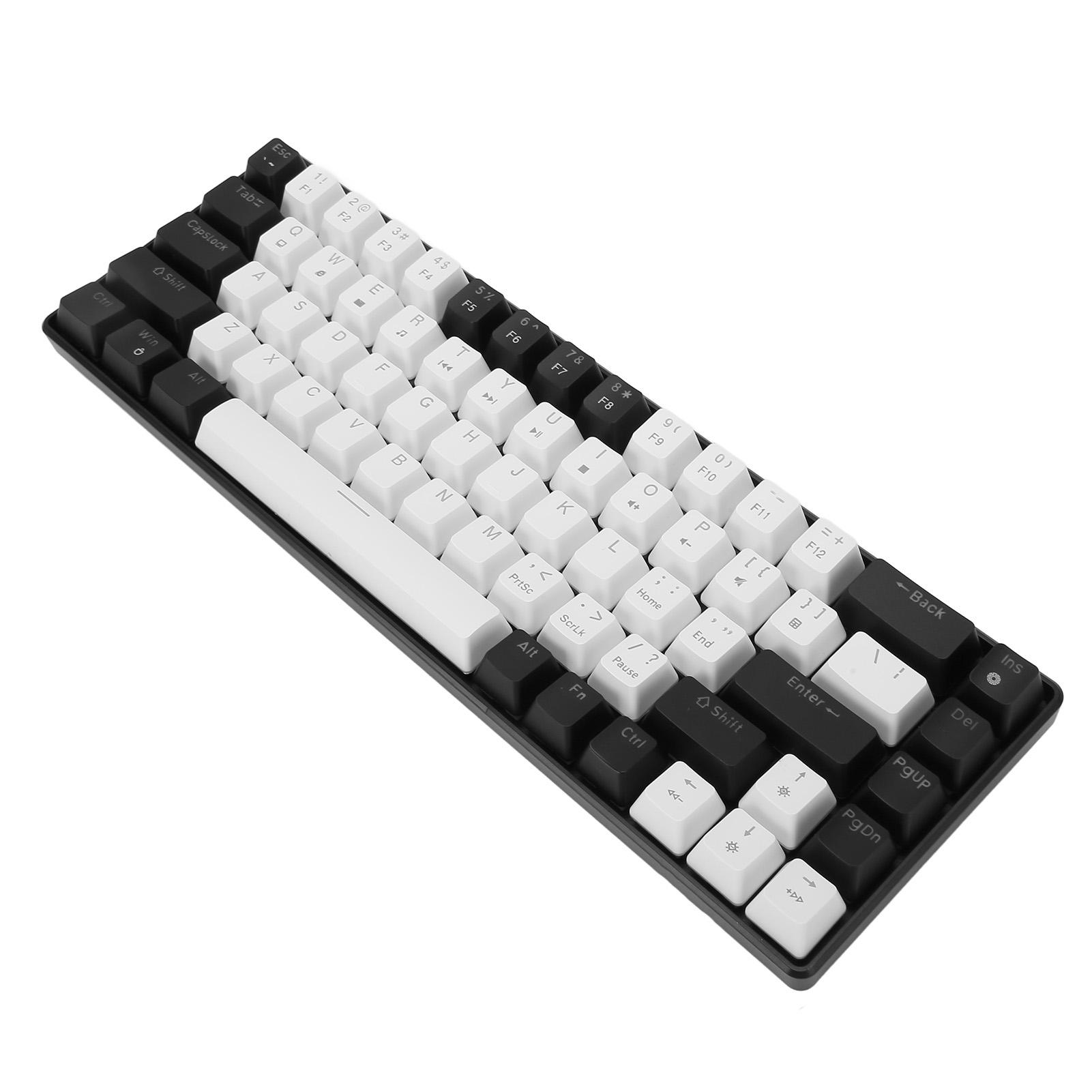 68 Key Mechanical Keyboard RGB Light Double Color Gaming Keyboard for Home Dormitory Internet Bar
68 Key Mechanical Keyboard RGB Light Double Color Gaming Keyboard for Home Dormitory Internet Bar