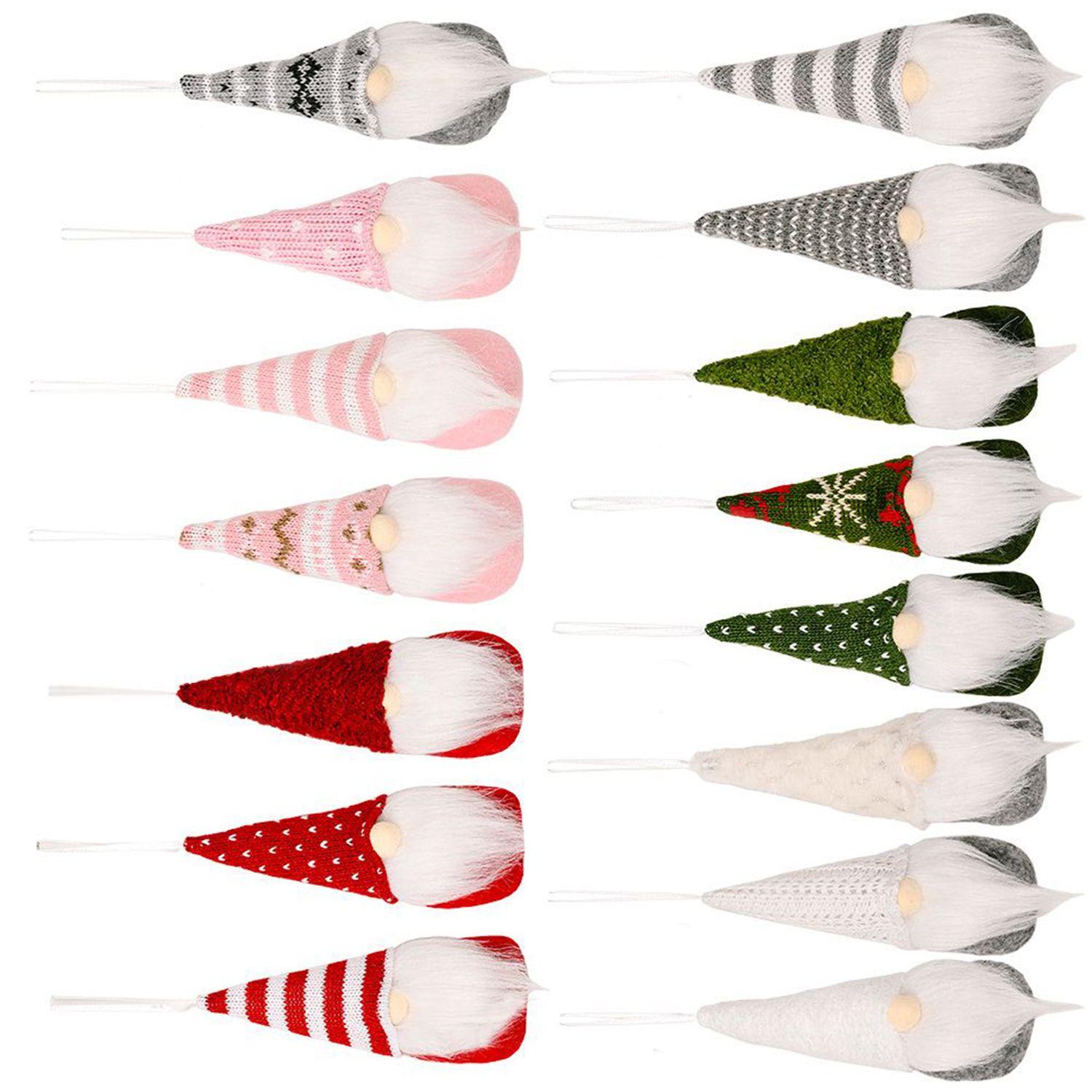 15 шт. новые товары для вечеринок игрушка Рождественская плюшевая кукла елка подвесной орнамент безликий гном Санта
15 шт. новые товары для вечеринок игрушка Рождественская плюшевая кукла елка подвесной орнамент безликий гном Санта