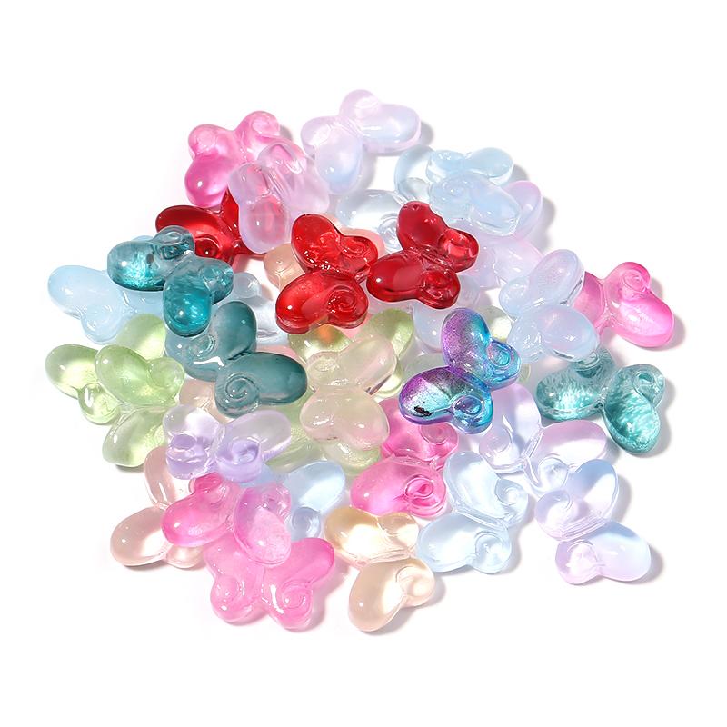 50pcs Lampwork Beads Butterfly Shape Loose Spacer Beads For Jewlery Making Necklace Bracelet Earring Accessories Colorful Beads
50pcs Lampwork Beads Butterfly Shape Loose Spacer Beads For Jewlery Making Necklace Bracelet Earring Accessories Colorful Beads