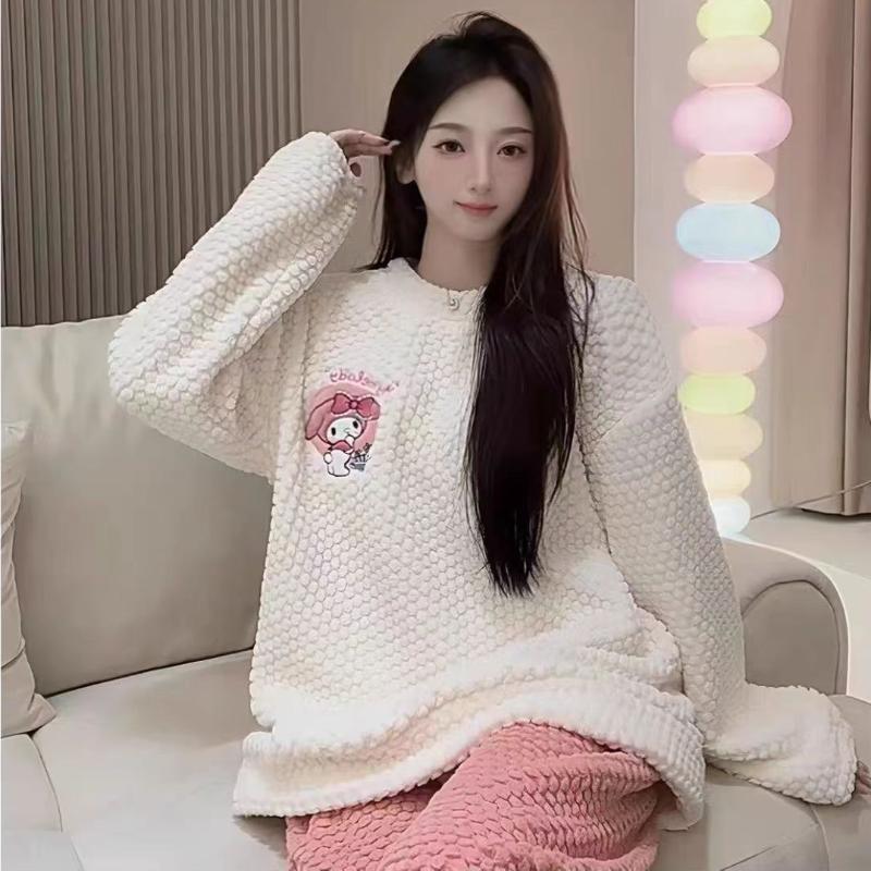 Pajamas Winter Warm Two-piece Set Home Clothes Home Clothes Comfortable Cartoon Pajamas M
Pajamas Winter Warm Two-piece Set Home Clothes Home Clothes Comfortable Cartoon Pajamas M