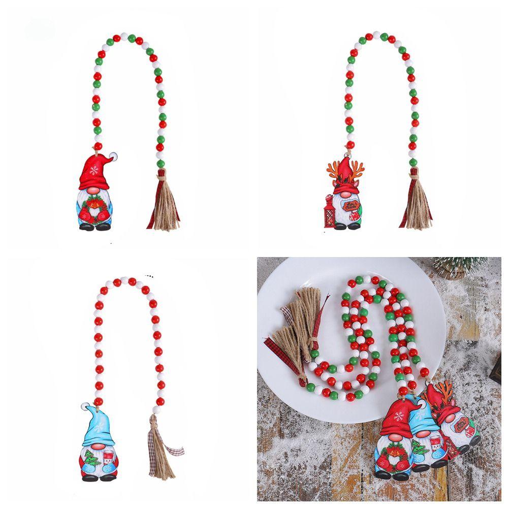 Santa Claus Faceless Doll Wooden Beads Wooden Car Pendant Fashion Santa Claus Pendant Car Interior
Santa Claus Faceless Doll Wooden Beads Wooden Car Pendant Fashion Santa Claus Pendant Car Interior