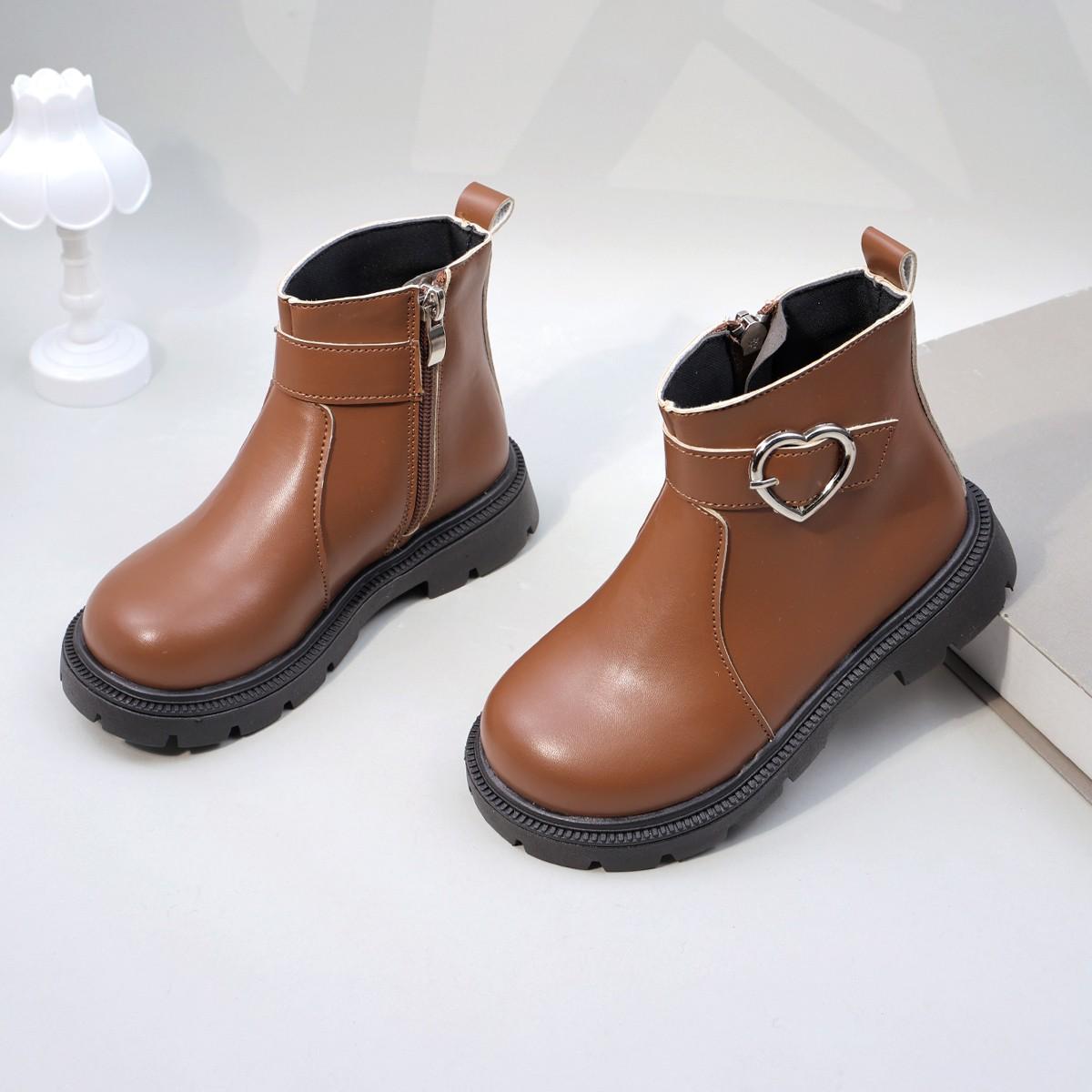 Kids Buckle Leather Boots for Girls Autumn Winter Kids Ankle Boots Non-slip Simple Classic Kids School Party Boots 28 коричневий
Kids Buckle Leather Boots for Girls Autumn Winter Kids Ankle Boots Non-slip Simple Classic Kids School Party Boots 28 коричневий