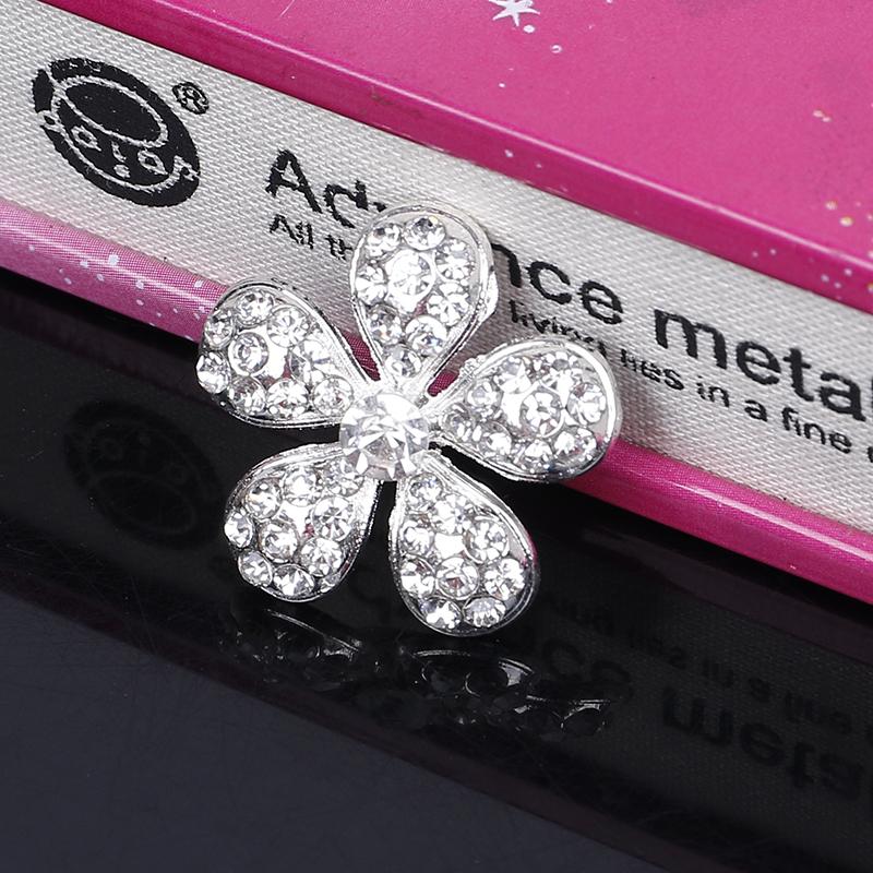 Engood 100Pcs Cherry Flower Rhinestone Buttons Sewing Trim & Embellishments Craft Button DIY Hair Accessories Wedding Decoration срібний
Engood 100Pcs Cherry Flower Rhinestone Buttons Sewing Trim & Embellishments Craft Button DIY Hair Accessories Wedding Decoration срібний