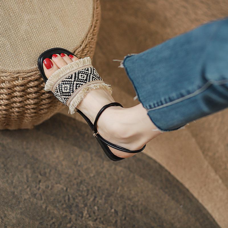 2025 summer new fashion versatile two wear woven travel vacation beach shoes 43 шампанського
2025 summer new fashion versatile two wear woven travel vacation beach shoes 43 шампанського