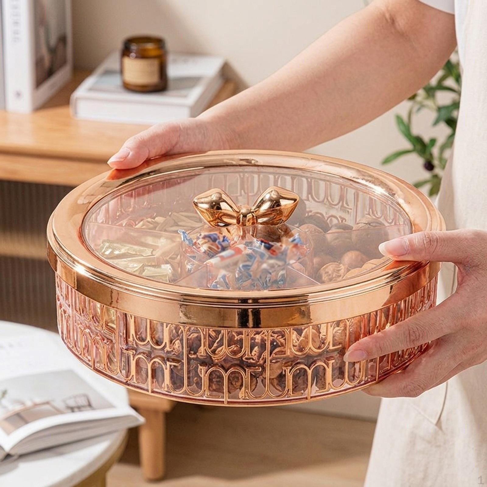 Compartmentalized Serving Tray, Rotating And Multifunctional Appetizer Box, Dried Fruit Plate for розового золота
Compartmentalized Serving Tray, Rotating And Multifunctional Appetizer Box, Dried Fruit Plate for розового золота