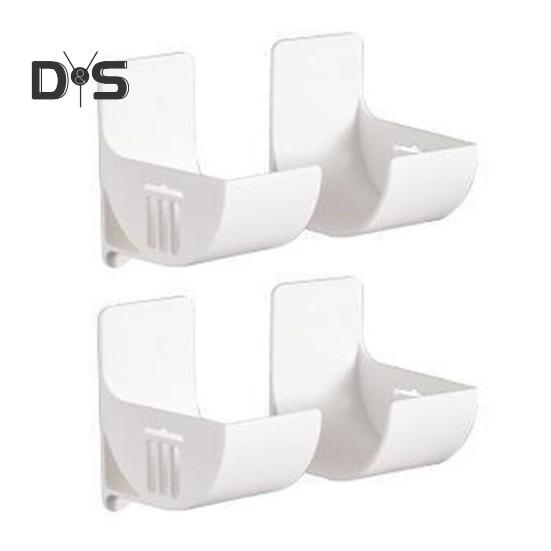 4 шт. настенных стеллажей для хранения мусорных мешков, простая установка, многоцелевые зонты, пластиковые органайзеры для оберток белый