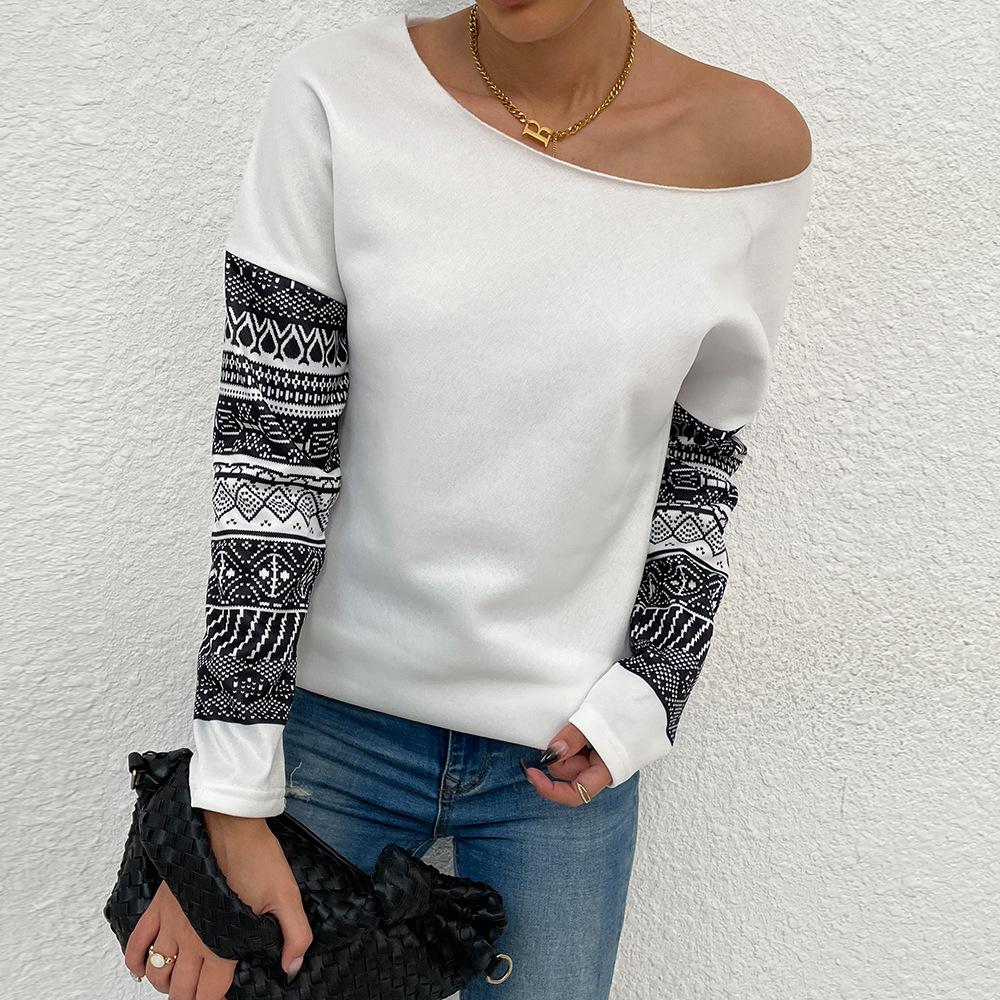 2025 Spring Women s Off-Shoulder Long-Sleeve Pullover Top Large белый
2025 Spring Women s Off-Shoulder Long-Sleeve Pullover Top Large белый
