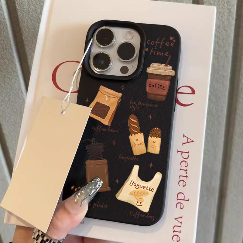 Warm Coffee Time Pattern Lychee Texture Phone Case For iPhone 17 16 15 14 13 12 11 Pro Max 17 Air 15 Plus X XS XR 16E Soft Cover iPhone 13 Pro
Warm Coffee Time Pattern Lychee Texture Phone Case For iPhone 17 16 15 14 13 12 11 Pro Max 17 Air 15 Plus X XS XR 16E Soft Cover iPhone 13 Pro