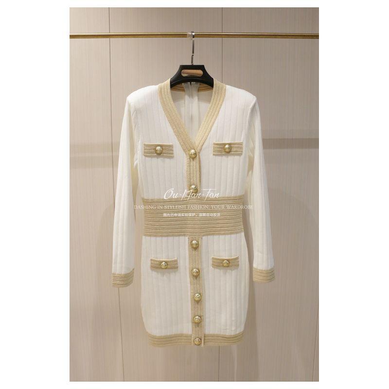 Classic Style Knitting Dress Women s Silm Slim Looking Elegant Ladies Long Sleeves V-neck Bodycon Dress 2024 Autumn New Arrival Platinum S
Classic Style Knitting Dress Women s Silm Slim Looking Elegant Ladies Long Sleeves V-neck Bodycon Dress 2024 Autumn New Arrival Platinum S