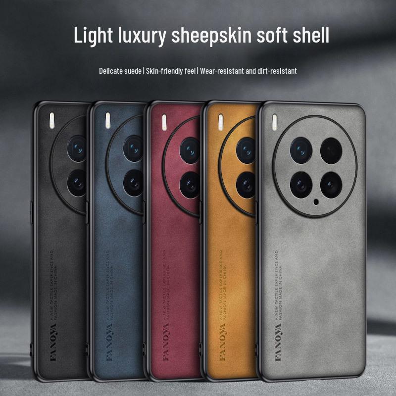 X200Ultra Solid Color Sheepskin Mobile Phone Case - Vivo Lambskin Business Anti-Fall Protective Shell Galactic Gray Sheepskin Case
X200Ultra Solid Color Sheepskin Mobile Phone Case - Vivo Lambskin Business Anti-Fall Protective Shell Galactic Gray Sheepskin Case