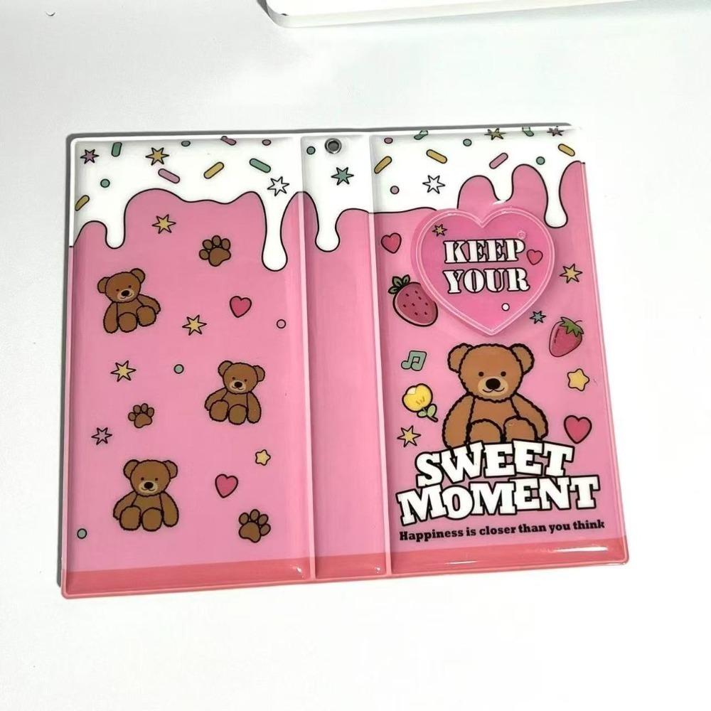 ПВХ K-pop Альбом Мультяшный Держатель для фотокарточек Новые Рамки для фотографий Зип-альбом Подарок 3