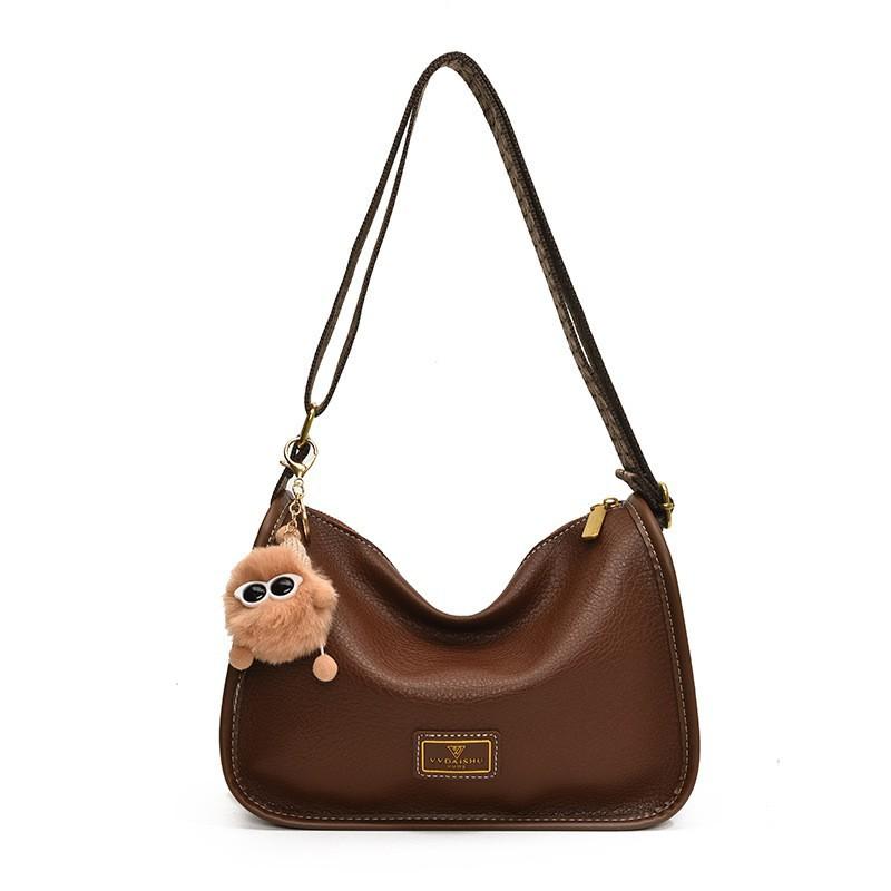 New Simple Commuter Cross-body Female Bag Large-capacity Casual Retro Underarm Shoulder Wide Strap All-match Tote No pendant коричневий
New Simple Commuter Cross-body Female Bag Large-capacity Casual Retro Underarm Shoulder Wide Strap All-match Tote No pendant коричневий