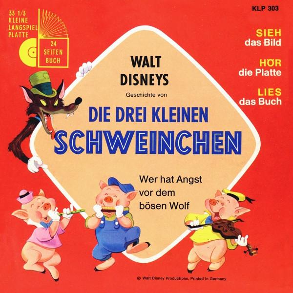 7inch Record WALT DISNEY Die Drei Kleinen Schweinchen KLP303 DISNEYLAND 1967 Germany Childrens Used
7inch Record WALT DISNEY Die Drei Kleinen Schweinchen KLP303 DISNEYLAND 1967 Germany Childrens Used