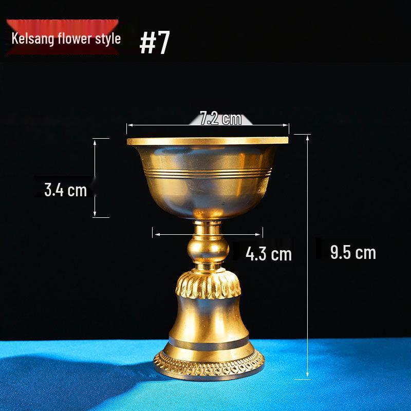 Pure Copper Ghee Lamp Base for Offering to Buddha - Oil Lamp Cup Candlestick for Home.
Pure Copper Ghee Lamp Base for Offering to Buddha - Oil Lamp Cup Candlestick for Home.