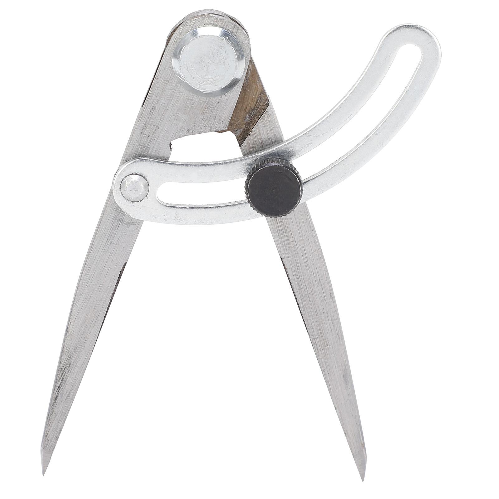 Leather Compass Wing Spacing Gauge Stainless Steel Woodworking Taper Measuring Tool 100mm
Leather Compass Wing Spacing Gauge Stainless Steel Woodworking Taper Measuring Tool 100mm