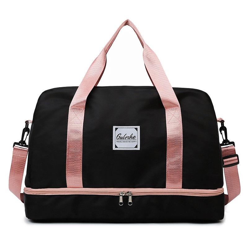 Simple fitness bag women s Oxford cloth dry and wet separation travel bag fashionable and durable storage bag short business trip oblique span bag чорний
Simple fitness bag women s Oxford cloth dry and wet separation travel bag fashionable and durable storage bag short business trip oblique span bag чорний