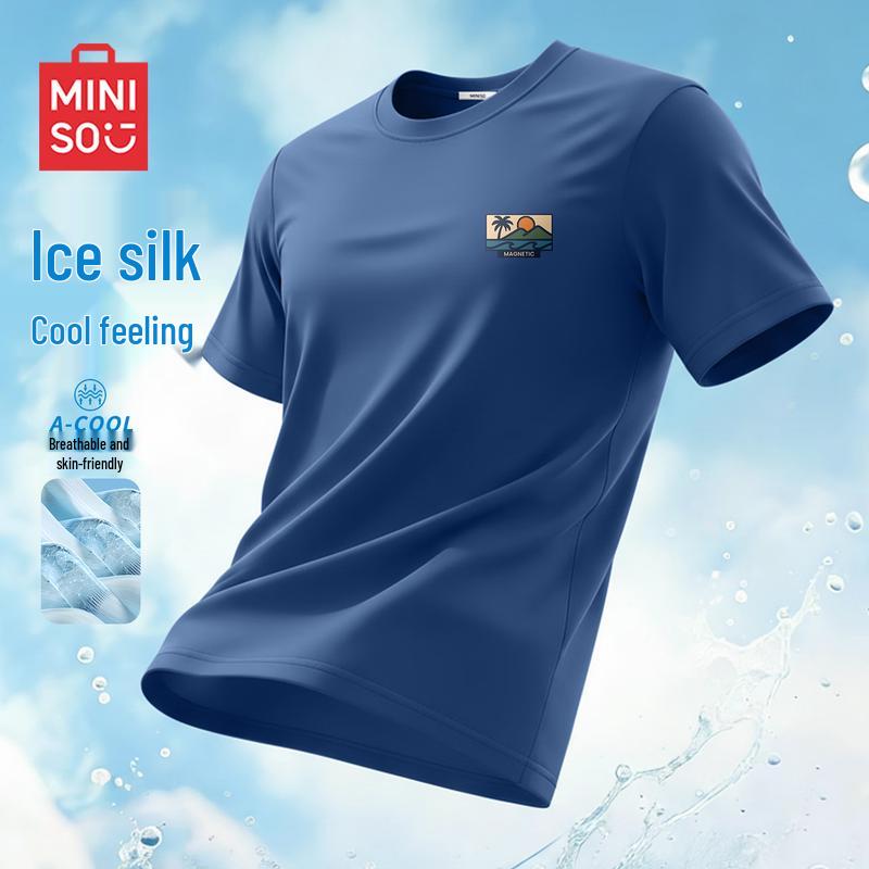 MINISO Men s Ice Silk Breathable T-Shirt 4XL
MINISO Men s Ice Silk Breathable T-Shirt 4XL