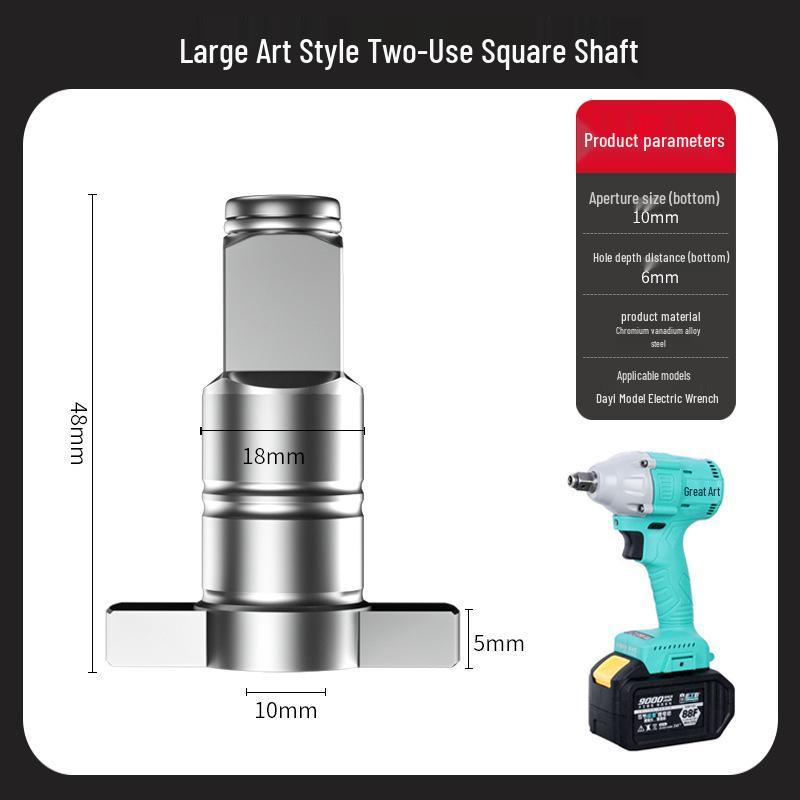 Dongcheng Universal Electric Wrench Conversion Head Set, Multi-Use Drill Bit Holder Accessory.
Dongcheng Universal Electric Wrench Conversion Head Set, Multi-Use Drill Bit Holder Accessory.