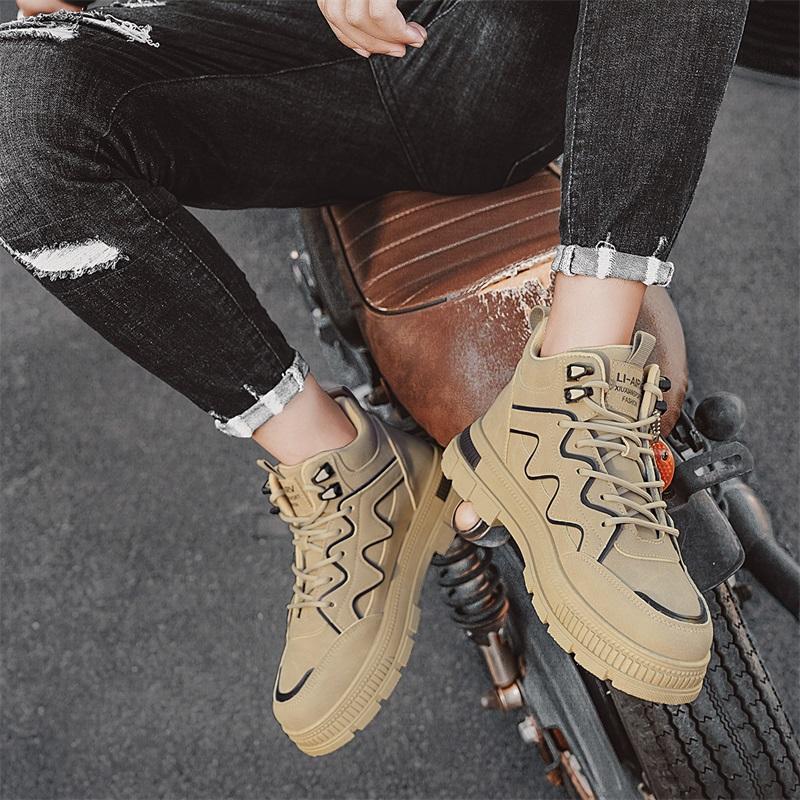 Fashion PARZIVAL Autumn Winter Men s Boots Casual Thick Soles Man Boots Motorcycle Boots Male Platform Boots Ankle Walking Shoes 44
Fashion PARZIVAL Autumn Winter Men s Boots Casual Thick Soles Man Boots Motorcycle Boots Male Platform Boots Ankle Walking Shoes 44