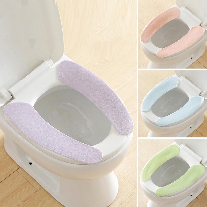 Adhesive Toilet Seat Cushion Cover Soft And Warm Toilet Seat Washable Cushion Portable Reusable Household Bathroom Accessories
Adhesive Toilet Seat Cushion Cover Soft And Warm Toilet Seat Washable Cushion Portable Reusable Household Bathroom Accessories