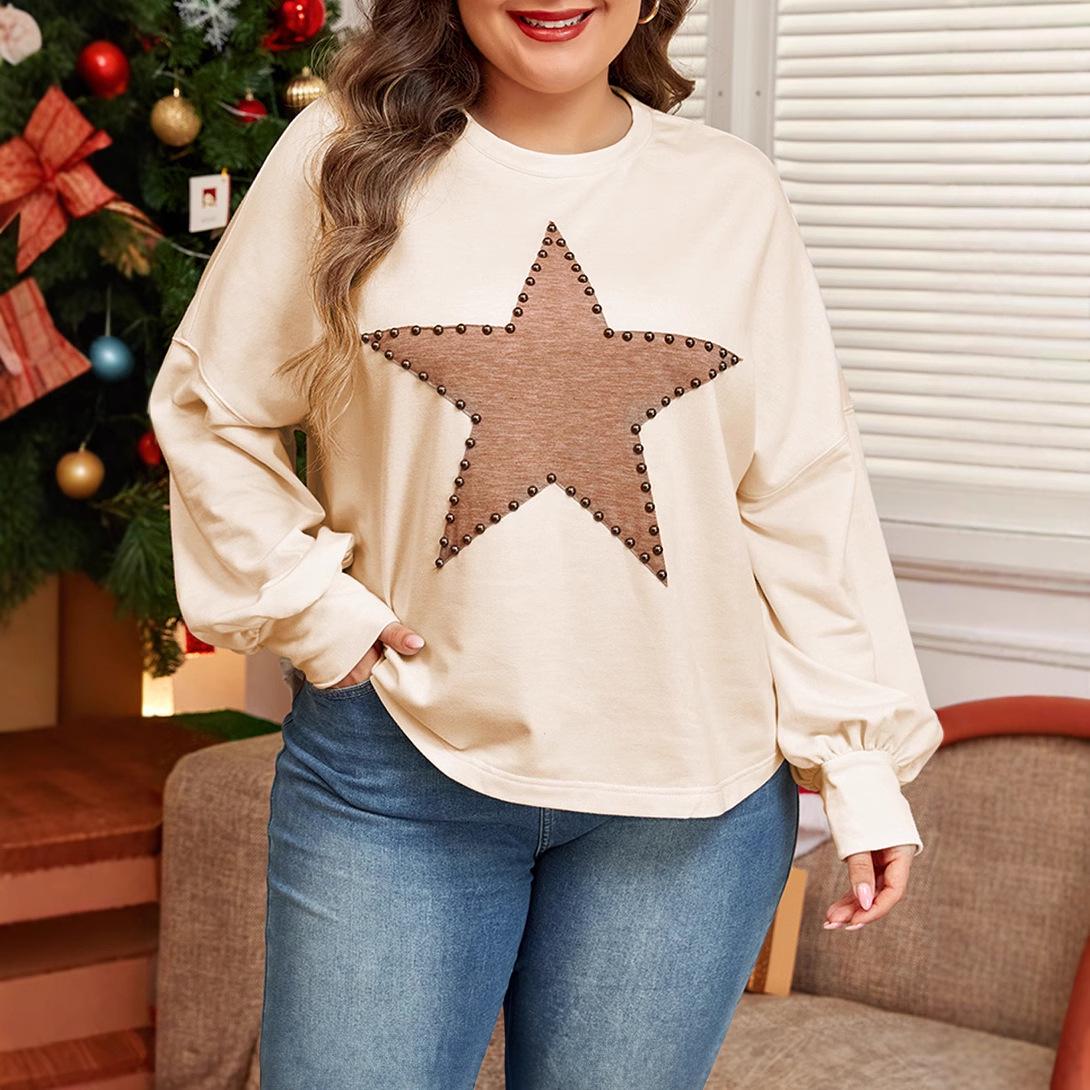 Shiying Women s Star Print Plus Size Pullover - Autumn Fashion, Long Sleeve Round Neck Top 1X
Shiying Women s Star Print Plus Size Pullover - Autumn Fashion, Long Sleeve Round Neck Top 1X