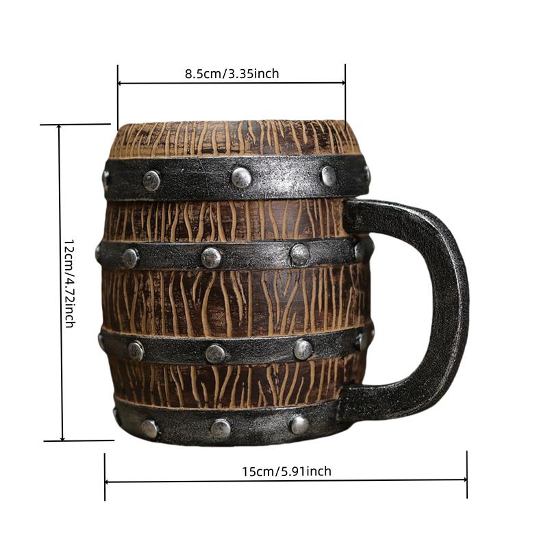 Hot-selling Wooden Barrel Beer mug , Large-capacity Coffee mug Water bottle ,Tazas de café with stainless steel 430ml
Hot-selling Wooden Barrel Beer mug , Large-capacity Coffee mug Water bottle ,Tazas de café with stainless steel 430ml