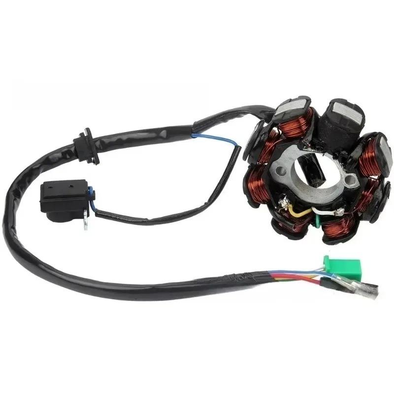 8 Coil Stator Ignition Coil Magneto 49cc 50cc 110cc 125cc 150cc 139QMB 147QMD 152QMI 157QMJ Scooter Moped for GY6 Motorcycle
8 Coil Stator Ignition Coil Magneto 49cc 50cc 110cc 125cc 150cc 139QMB 147QMD 152QMI 157QMJ Scooter Moped for GY6 Motorcycle