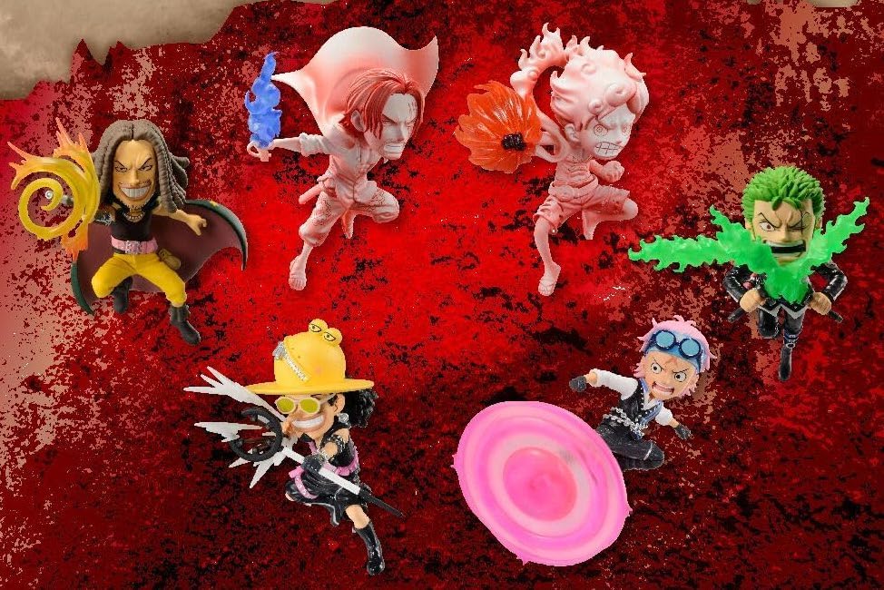 One Piece PIECE FILM World Collectable Figure PREMIUM ONE RED vol.1 (Luffy, Shanks, Zoro, Coby, Usopp, Yasopp)
One Piece PIECE FILM World Collectable Figure PREMIUM ONE RED vol.1 (Luffy, Shanks, Zoro, Coby, Usopp, Yasopp)